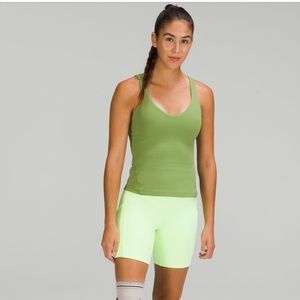Lululemon Align Waist-Length Tank - Green Foliage